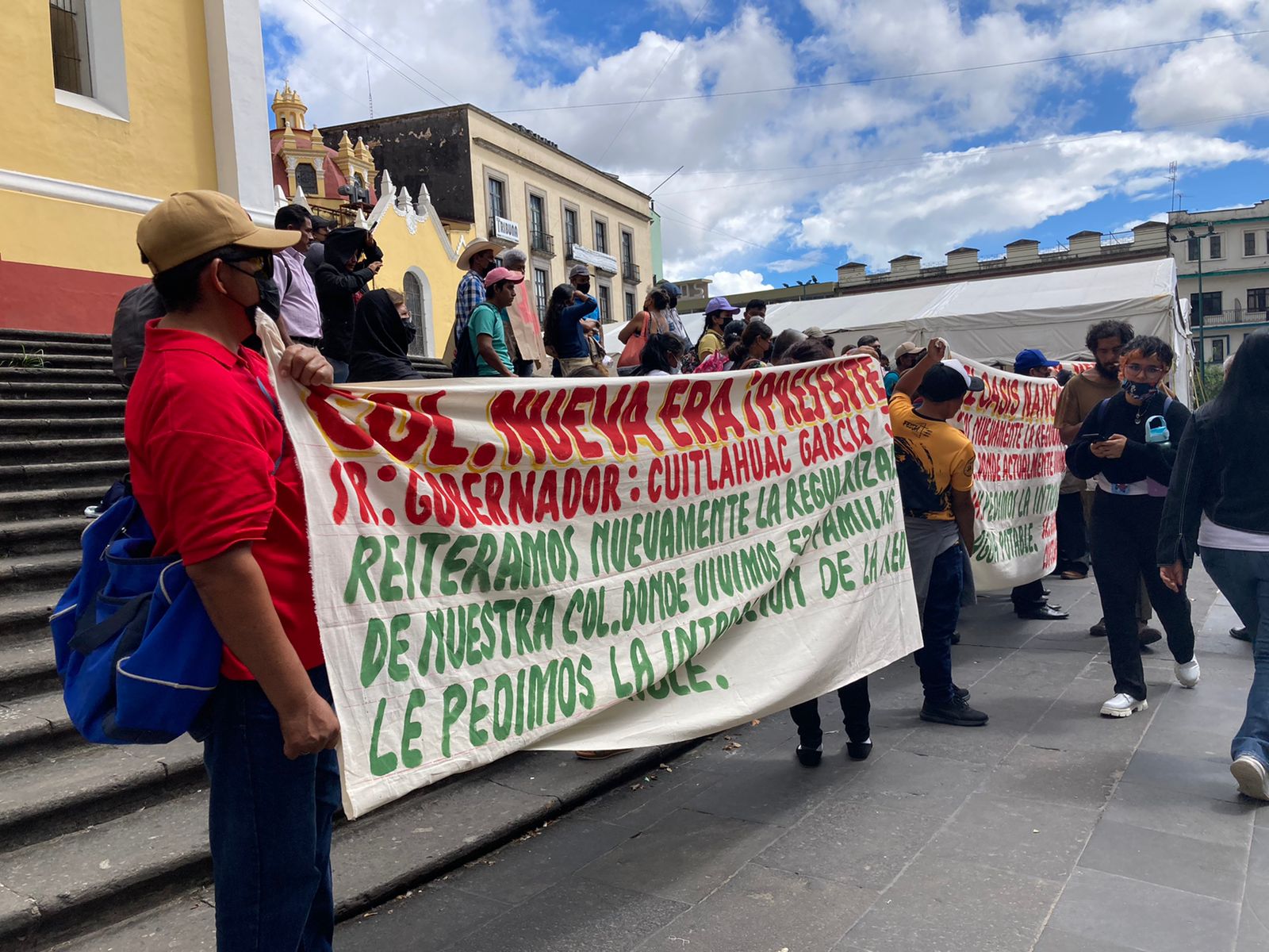 Integrantes de la Unión General de Obreros y Campesinos (Ugocp)