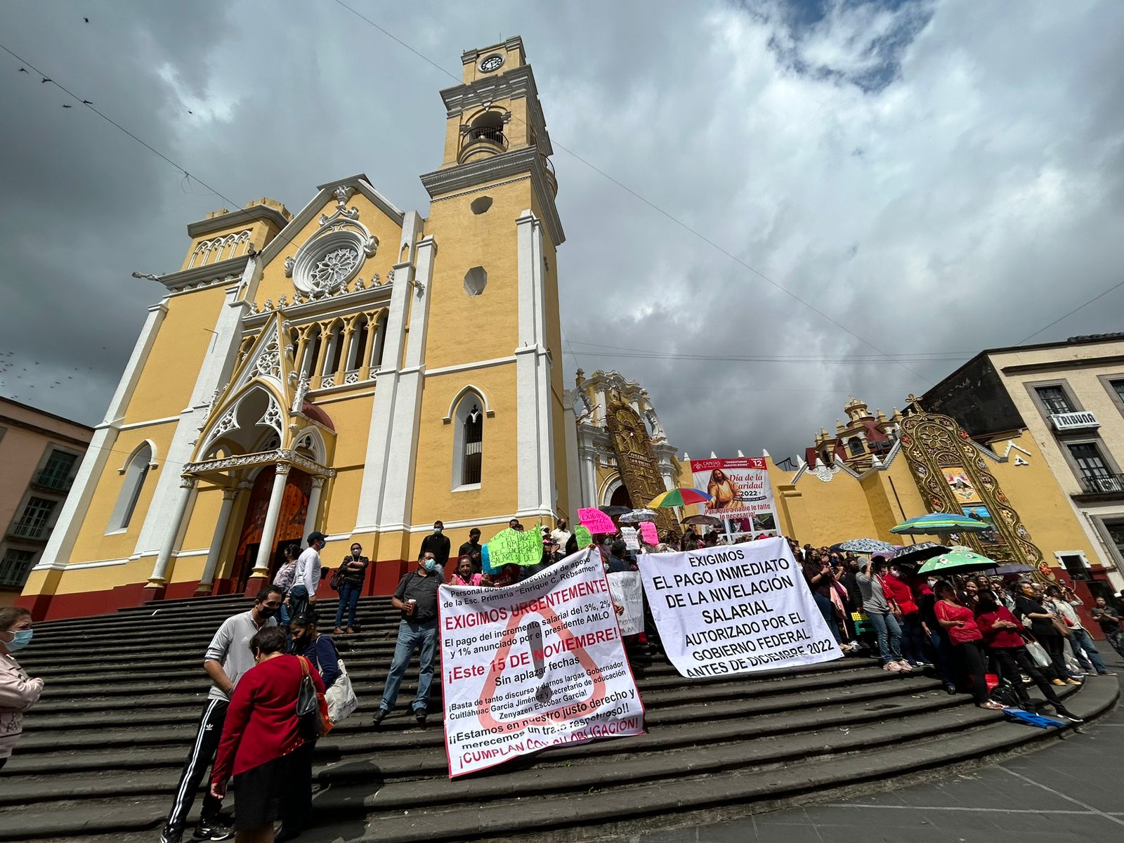 Protesta de maestros